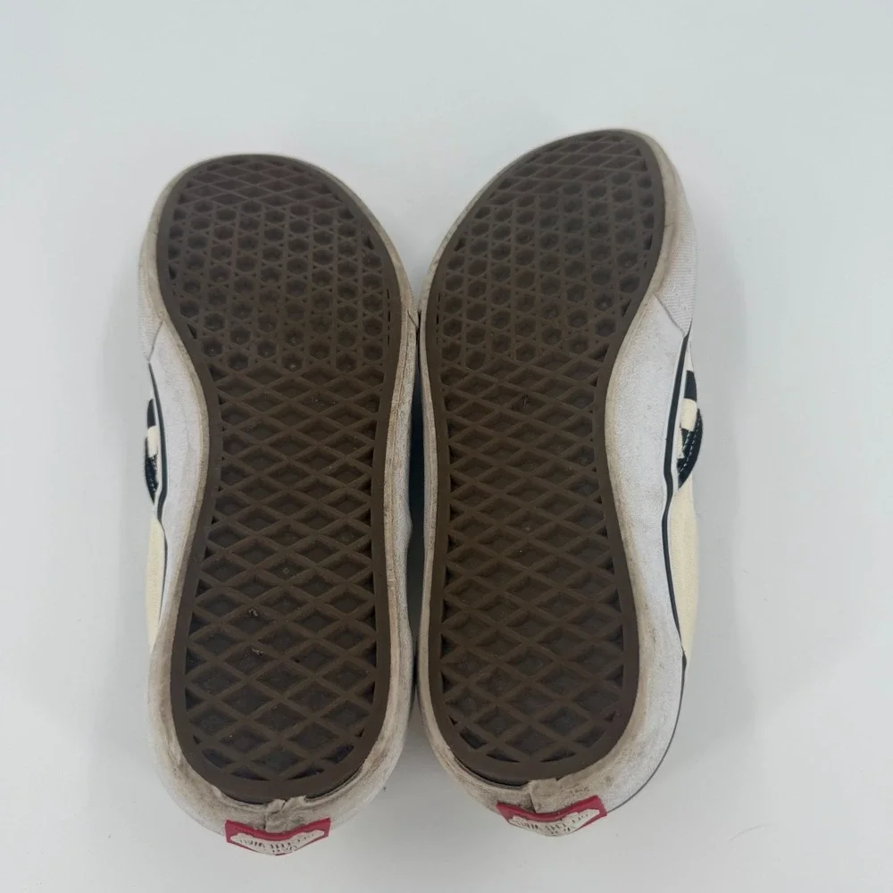 Vans Skate Shoes Mens US 7.5 Black White Checkerboard Ultracush Slip On 500714